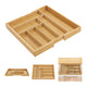 GreenBlue extendable bamboo cutlery organizer, 325-500x430x45mm, GB379