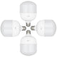 4x Maclean LED bulb, E27, 48W, 220-240V AC, neutral white, 4000K, 5040lm, MCE304 NW