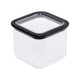 Branq kitchen container, for food, 0.7 l, transparent with black seal, Neroli