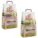 Clumping Litter, Lavender, crushed, 7 liters + Green Tea Clumping Litter, crushed, 7 liters, Animax