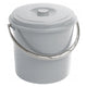 Curver bucket, with lid, comfortable handle, 12L, grey, 241750