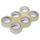 Self-adhesive packing tape transparent acrylic 120m 48mm - 6 pieces