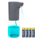 Promedix automatic dispenser, dispenser container for liquid soaps, disinfectant liquids, 300ml, grey, PR-540 GR + 4 AA batteries Varta Industrial