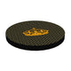 Bertoni cat bed / mattress, made of elastic foam, diameter 55 cm, Crown pattern, Ring
