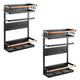 Maclean magnetic shelf for refrigerator / washing machine, black, 12kg max, MC-910, 2 pieces