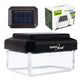 GreenBlue Solar LED Pole Light, 60x40mm, Envelope-shaped Canopy, 3200K, GB125 WW
