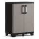 Keter low cabinet, adjustable shelves, reinforced construction, color: gray/black, Pro