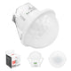 Maclean PIR Motion Sensor, flush-mounted, detection range 10x40m, 1000W/2000W, 220-240V AC, 50/60Hz, IP54, MCE822