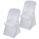 GreenBlue White Catering Chair Cover, 88x50x45 cm, Spandex, GB374, 2 pieces