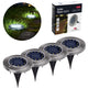 Maclean IP44 Solar LED Garden Motion Sensor Light, 12 SMD LEDs, 4000K, Ni-MH 600 mAh, 0.7W, MCE318, 4 pieces