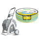 1/2" 45m Garden Hose Cart + Vartco Professional 1/2" 30m Garden Hose by Agaplast