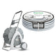 Garden Hose Cart + Vartco Silver 1/2" 20m Garden Hose by Agaplast