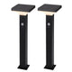 Rabalux Outdoor Solar Floor Lamp, 4W LED, IP44, Black, Geleen, 2 pieces