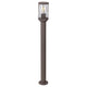 Rabalux Budapest Garden Floor Lamp, IP44, brown, E27 socket, max 40W, 8890