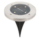 Rabalux Dannet Solar Garden Light, IP44, Satin Chrome, 7975