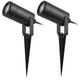 Rabalux Krobia Floor Lamp, IP65, black, GU10 base, max 4W, 7814, 2 pieces