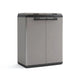 Keter Waste Sorting Cabinet, capacity 2x110L, manually operated lid, suitable for outdoor use, 241065