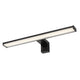 Bathroom Wall Sconce, Seyra, LED 8W, 4000K, 650 lm, L40 cm, Black, IP44, 75112