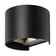 Outdoor Wall Sconce, Virna, 5W LED, 420 lm, color temperatures 2700, 4000, 6500 K, IP54, black, 77218