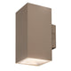Outdoor Wall Sconce, Urfa, 18W LED, 1800 lm, color temperatures 2700, 4000, 6500 K, H 16 cm, IP65, gray-beige, 77215