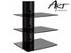 Triple shelf for DVD / tuner / console D-51 Art 543x355x445mm