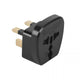 Universal AC connector with UK plug (QZ36) to use devices in Great Britain