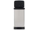 Curver Waste Bin 50 L with Pedal Metallized Surface Silver Lidded Dustbin Kitchen Home Office