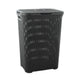 Curver laundry basket, openwork design, 40L, dark grey, Natural Style