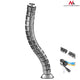 Maclean MC-768 Organizer Cable cover S for office, desk Silver 75cm