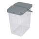 10L BranQ Powder Or Food Feeder Gray plastic
