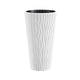 Flowerpot with a Sandy Slim DPSP300 insert - white