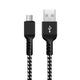 Maclean MCE473 USB A to MicroUSB Cable Charging Fast Data Transfer 1m Fast Charge 5V / 2.4A High Speed Nylon