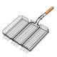 Maestro MR-1002 Double BBQ Cooking Grate Portable Grilling Basket 25x30cm