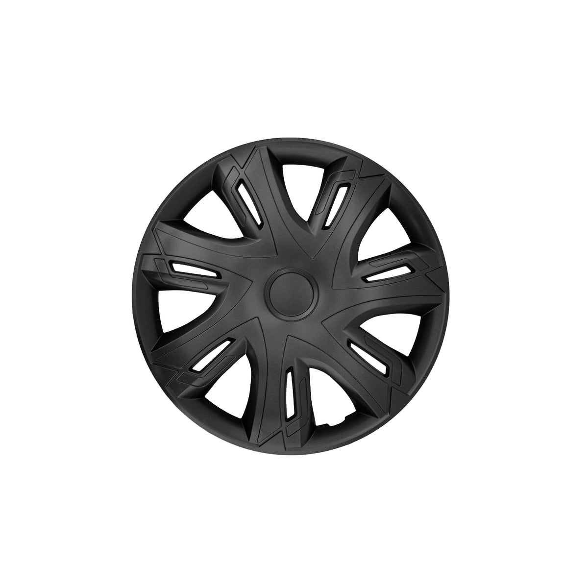 15" Hubcaps Wheel Covers Trims Set Weather Resistant Universal Black 4