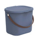 Storage Container Waste 6L Bin Trash Can Handle Lid Recycling Stackable Matte