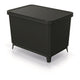 Keden Systema NKS60W3 Sorting Waste Bin 2x 10L + 23L Compartment Set Recycling Segregation Free Standing Wall Mountable Lidded Black