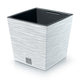 Prosperplast Furu Square Low Flower Pot Insert Decorative Planter 14L / 19L