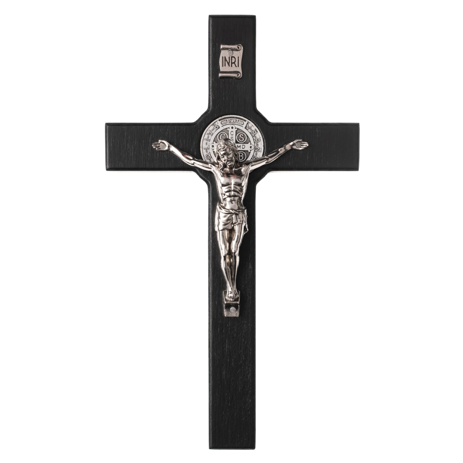 St. Benedict Wooden Cross Wall Hanging Jesus Crucifix Passion