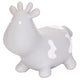 Hoppimals rubber jumper, gray fudge, pump, T-TFF-NN140