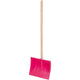 Prosperplast Bobo Children's Snow Shovel Sand Shovel - Pink - 88 cm Wooden Handle - Winter Fun Summer Beach