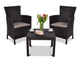 Keter Rosario 216939 Balcony Furniture Set Brown Color Rattan Imitation