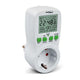 GreenBlue GB107G digital timer switch, large LCD screen, F-type German plug