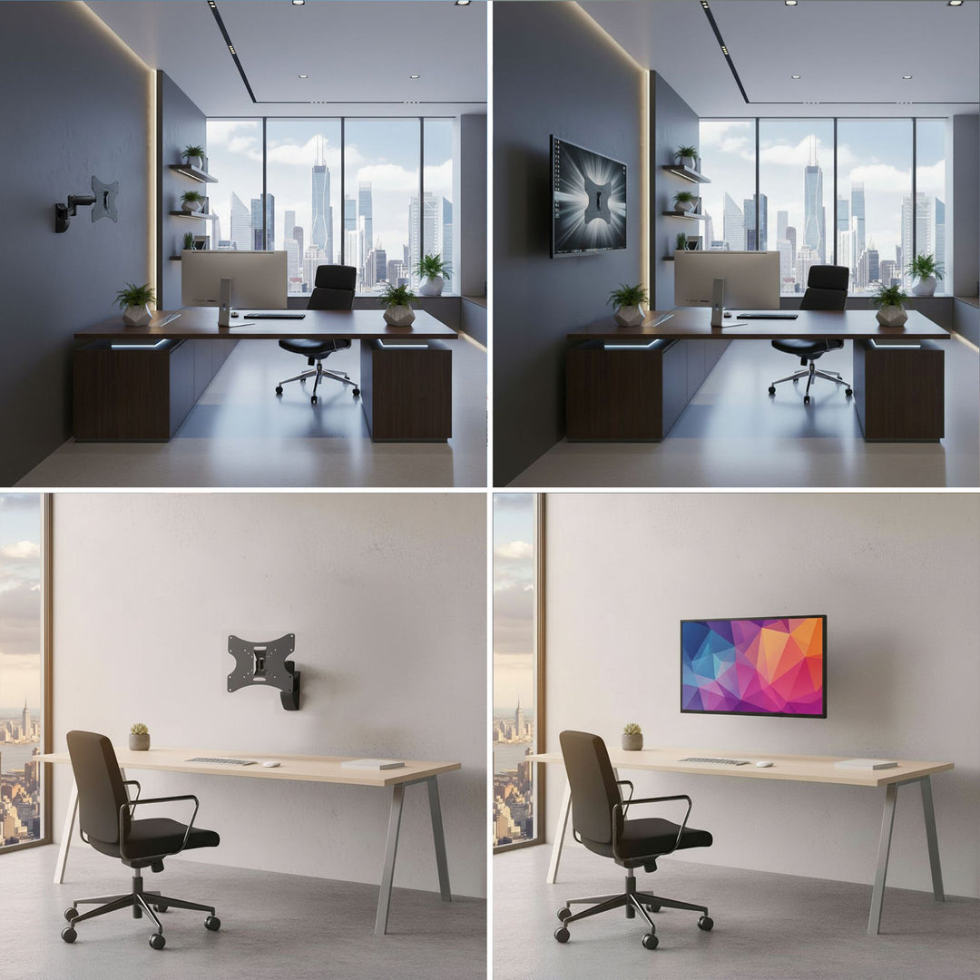 Maclean MC-503A TV Wall Mount Bracket Mount Holder 23’’- 42’’ LED PLASMA LCD Universal