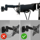 Maclean MC-503A TV Wall Mount Bracket Mount Holder 23’’- 42’’ LED PLASMA LCD Universal