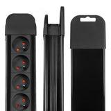 Maclean power strip, 10-outlet extension cord, 2 switches, overload protection and indication, 3680W, MCE10