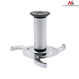 Maclean MC-515 Universal Ceiling Mount for Projector Holder Bracket 10 kg 80-170mm Adjustable Arm Length Sturdy