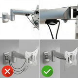 Maclean TV or monitor mount, universal, max VESA 200x200, 23-50", 30 kg, silver, MC-503A S