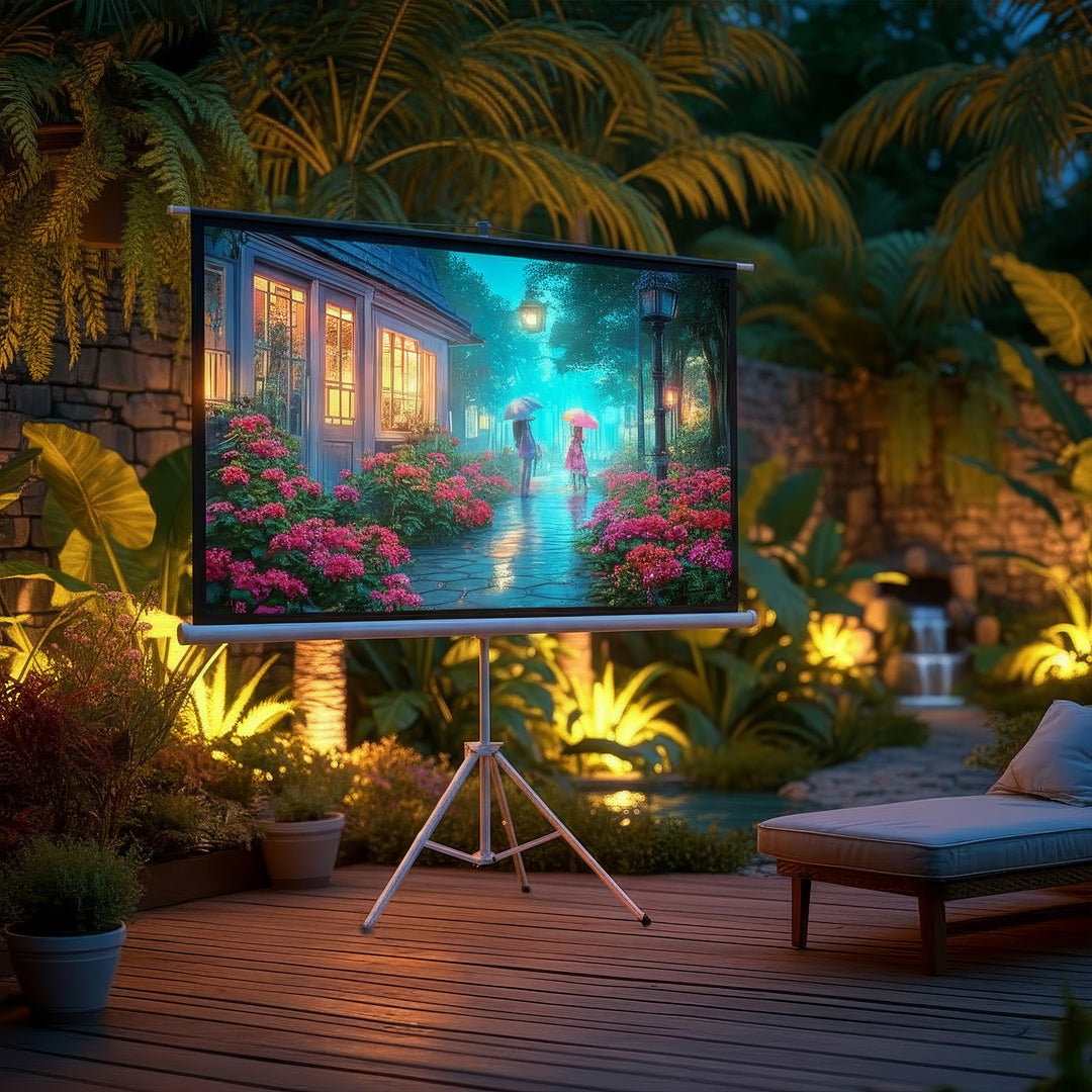 Projection Screen with Tripod Stand 200x150 MC-595 na stojaku 100 "4: 3