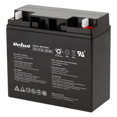 12V 17Ah Deep Cycle Sealed AGM Gel Battery Maitanence Free Scooter UPS