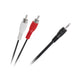 Cable cable mini jack 3.5 mm to 2x RCA 1.5 m KPO2747-1.5